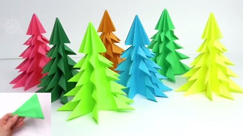 DIY Amazing Paper Christmas Tree / Christmas craft / How to make Paper Christmas Tree