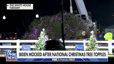 Symbolism Alert: Much Like America's Standing In The World, The National Christmas Tree Has Fallen