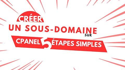 comment créer un sous-domaine web