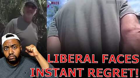 DERANGED Liberal Faces INSTANT REGRET After ARRESTED For MELTDOWN Over 'Let's Go Brandon' Sticker!