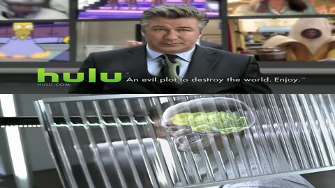 Hulu Ad with Alec Baldwin "They Say TV Will Rot Your Brain, That's Absurd TV Only Softens the Brain"