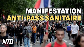 14 Juillet: manifestations contre le pass sanitaire ; La vaccination obligatoire des soignants au RU