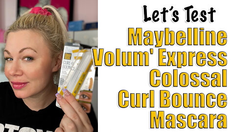Let's Test Maybelline Volum' Express Colossal Curl Bounce Mascara | Code Jessica10 saves you Money