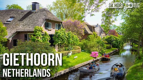 Walking tour of Giethroom Netherlands
