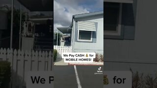 We Pay CASH For Your Mobile Home!