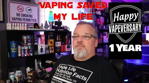 One Year Vapeversary VLOG - 1 Year Without a Cigarette Thanks to Vaping