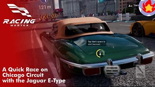 A Quick Race on Chicago Circuit with the Jaguar E-Type | Racing Master