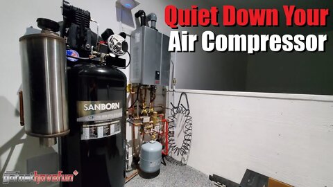 Quiet Down your AIR COMPRESSOR with air silencers and a Magnaflow Muffler | AnthonyJ350