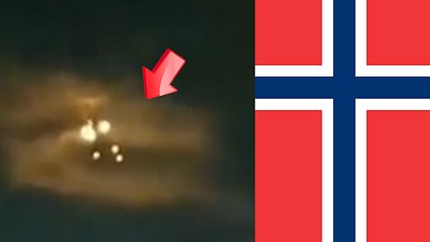 Witnessed an orange glowing UFO in the sky over Norway at midnight.