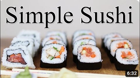 How to make simple Sushi at home