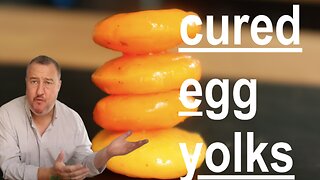 Cured egg yolks the dairy free alternative to parmesan