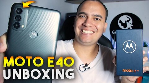 Moto E40 - O SMARTPHONE DE ENTRADA DA MOTOROLA, VALE A PENA? Unboxing e Teste de Câmeras