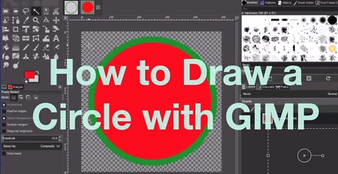 How to Draw a Circle with GIMP