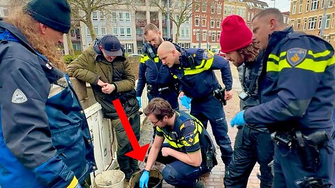 Ultimate Criminal Canal Found Magnet Fishing! (POLICE ON THE SCENE)