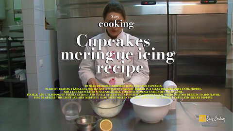 Cupcakes - meringue icing recipe