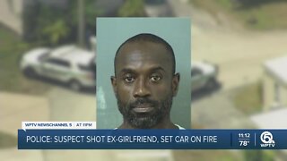 Deputies: Suspect shot ex-girlfriend, set SUV on fire