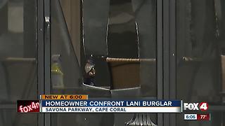 A Cape Coral Homeowner Confronts a Burglar