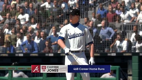 MLB The Show 22 Chipper Jones Homerun Derby