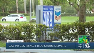 Record high gas prices impact ride-sharing drivers