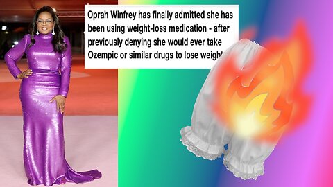 Oprah Winfrey Admits It Was Meds, After All.