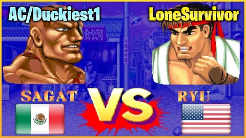 Street Fighter II': Champion Edition (AC/Duckiest1 Vs. LoneSurvivor) [Mexico Vs. USA]