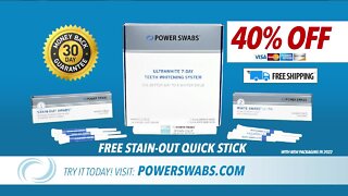 7-Day Teeth Whitening // Power Swabs