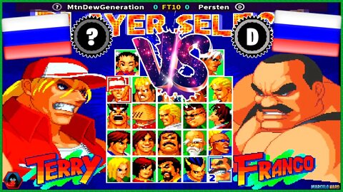 Real Bout Fatal Fury 2: The Newcomers (MtnDewGeneration Vs. Persten) [Russia Vs. Russia]