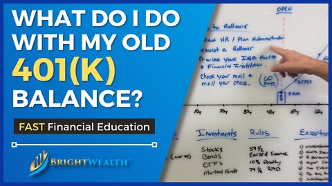 Fast Financial Education: What do I do with my old 401(k) balance?