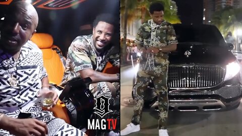 Fabolous Pulls Out The Maybach Vans Before Attending Noreaga's Party! 🚐