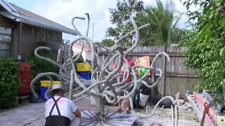 Recycled material art project coming to Boca Raton