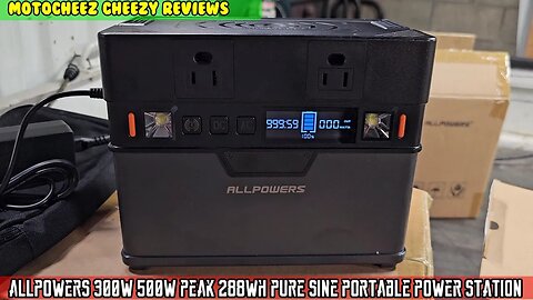 WIN THIS Allpowers S300, 300w 500w peak 288wh wireless charge pure sine portable power station
