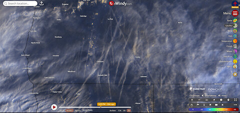 Massive chemtrail operation over Oregon!