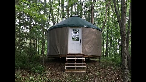 A Yurt Raising