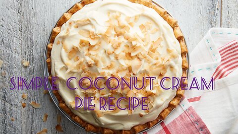 Easy Coconut Cream Pie recipe