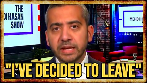 Mehdi Hasan OUT at MSNBC After Show Cancellation