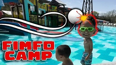 Camp Fimfo in New Braunfels - Waterpark, Miniature Golf, Cabins, Roller Coaster, Pool... so much fun