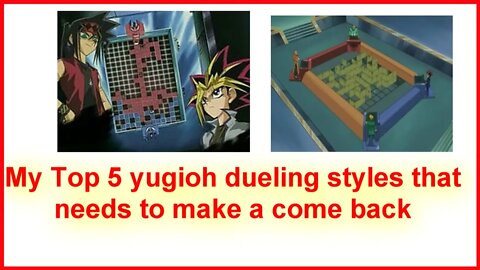 my top 5 yugioh styles of duelling that needs to make a come back