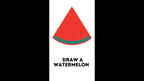 Learn how to draw and color watermelon 🍉 art | Pencil Sketch colorful drawing | Picture color pages