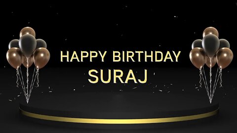 Wish you a very Happy Birthday Suraj
