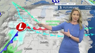 Snow a possibility for Saturday as front moves through