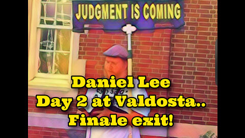 Daniel Lee Day 2 at Valdosta.. finale exit!!
