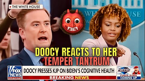 Peter Doocy RESPONDS about Karine Jean-Pierre’s TEMPER TANTRUM Yesterday! 😂