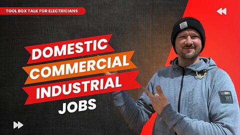 Different Customers In Domestic, Commercial And Industrial Jobs - Working As An Electrician