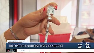 FDA expected to authorize Pfizer COVID-19 booster shot