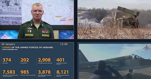 20.01.23 ⚡️ Russian Defence Ministry report on the progress of the deNAZIfication of Ukraine