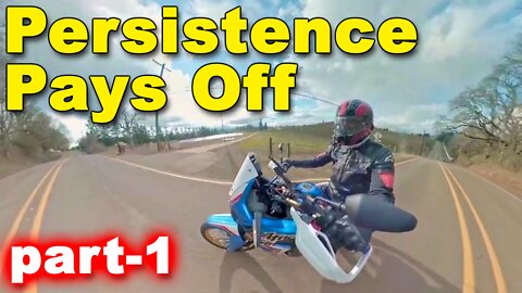 Persistence Pays Off | part-1 | Africa Twin motovlog | CRF1000L | ADV Bike | Oregon
