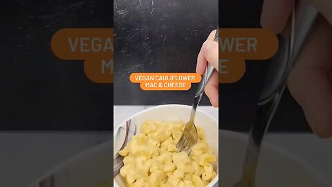 vegan cauliflower mac & cheese