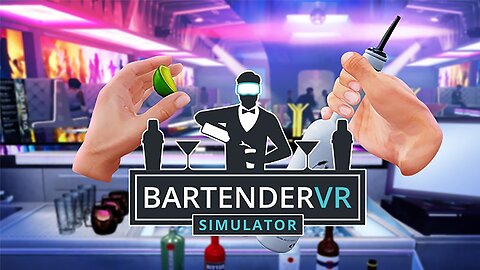 BARTENDER VR SIMULATOR | Meta Quest 2 + Pro