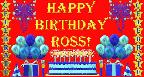Happy Birthday 3D - Happy Birthday Ross - Happy Birthday To You - Happy Birthday Song