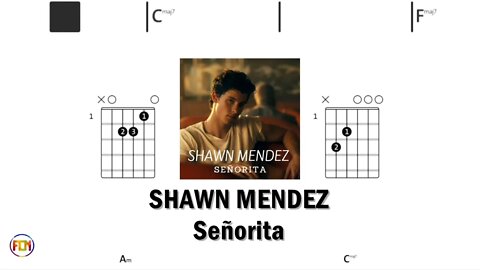 SHAWN MENDEZ Señorita - (Chords & Lyrics like a Karaoke) HD